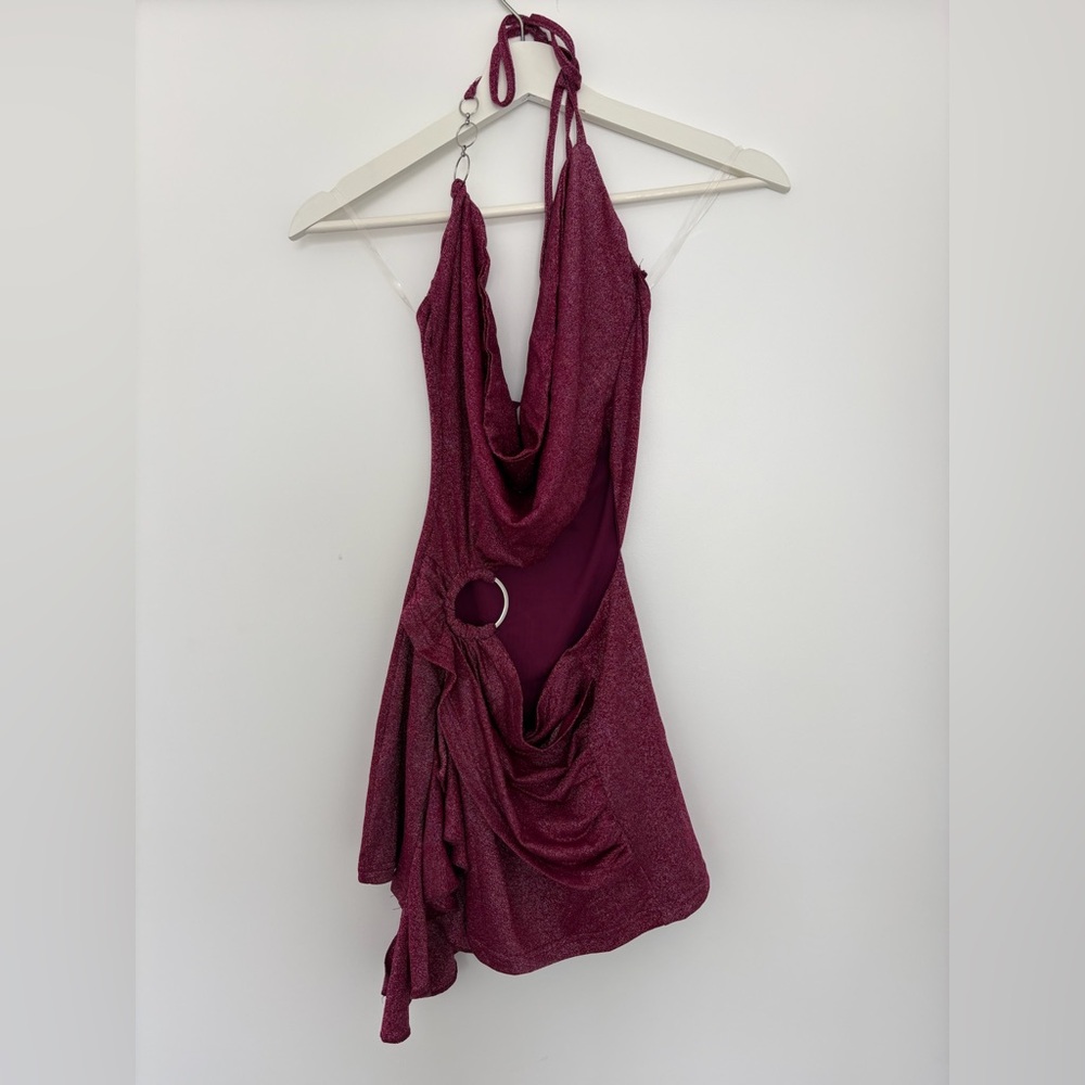 Outcast - Haven Mini Dress in Magenta Shimmer - Size XXS - Never Worn - NWOT